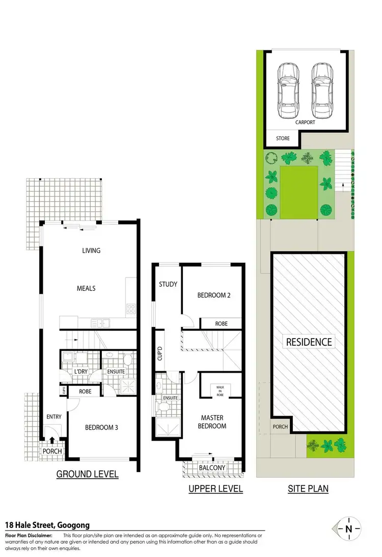 Floorplan of Homely house listing, 18 Hale Street, Googong NSW 2620