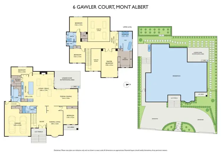 Floorplan of Homely house listing, 6 Gawler Court, Mont Albert VIC 3127