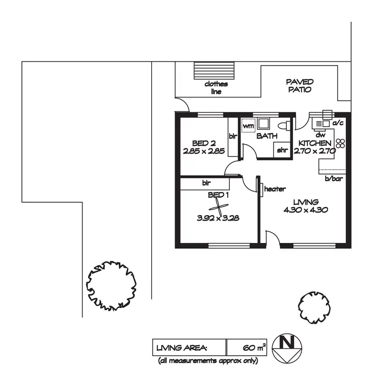 Floorplan of Homely unit listing, 7/360 Wright Road, Para Vista SA 5093