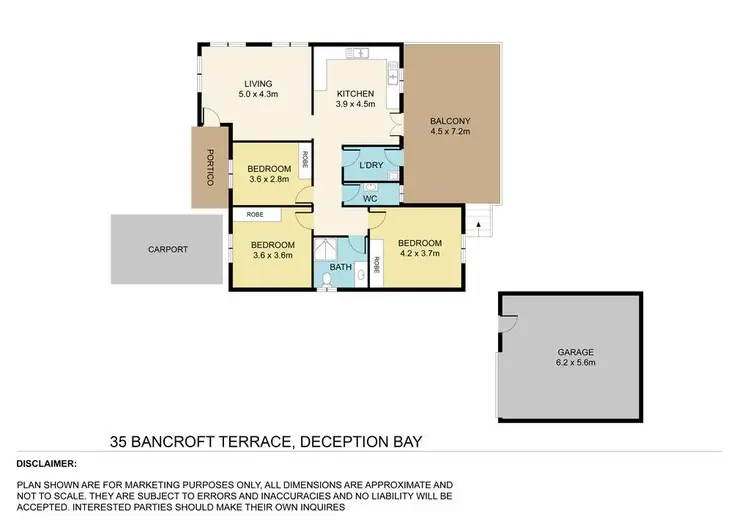 Floorplan of Homely house listing, 35 Bancroft Terrace, Deception Bay QLD 4508