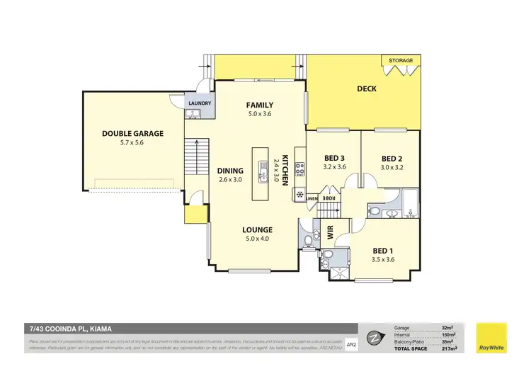 Floorplan of Homely villa listing, 7/43 Cooinda Place, Kiama NSW 2533
