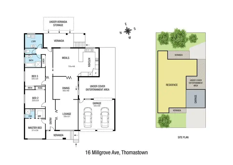 Floorplan of Homely house listing, 16 Millgrove Avenue, Thomastown VIC 3074