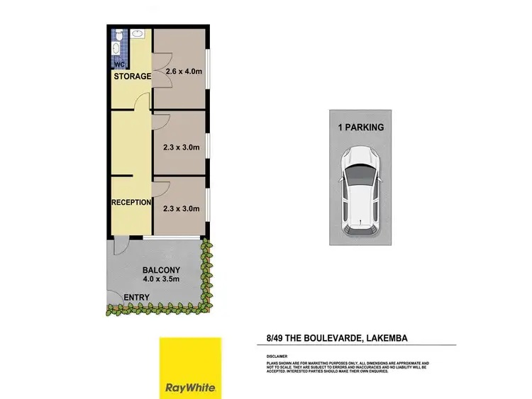 Floorplan of Homely unit listing, 8/49 The Boulevarde,, Lakemba NSW 2195