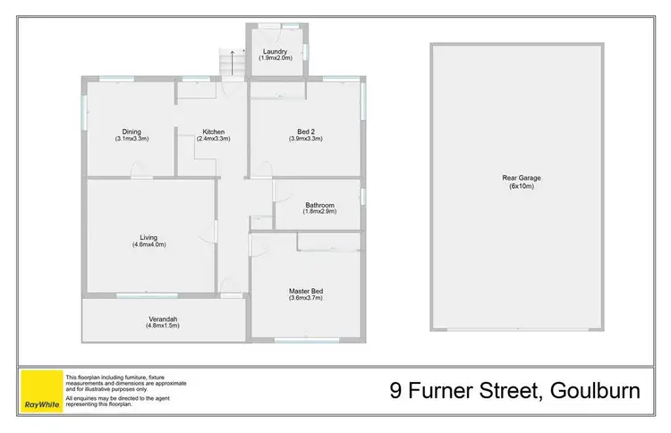 Floorplan of Homely house listing, 9 Furner Street, Goulburn NSW 2580