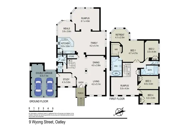 Floorplan of Homely house listing, 9 Wyong Street, Oatley NSW 2223