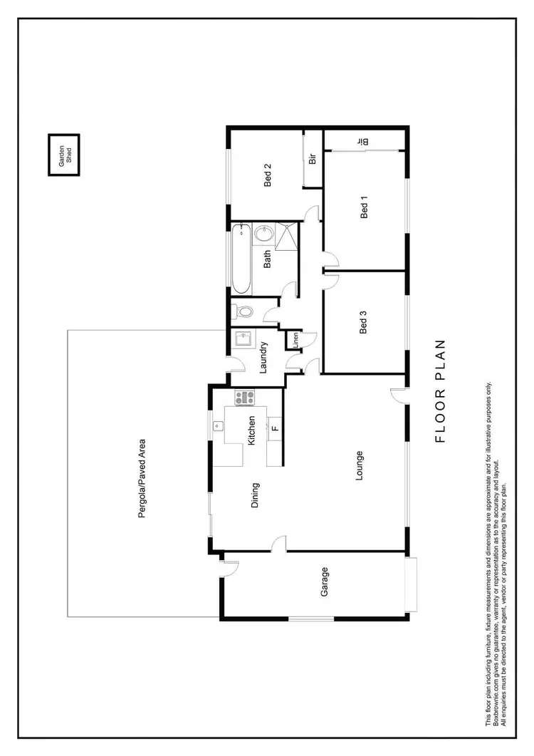 Floorplan of Homely house listing, 10 Elm Place, Kelso NSW 2795