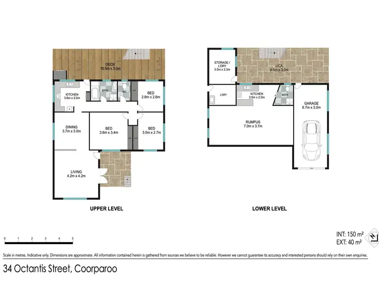 Floorplan of Homely house listing, 34 Octantis Street, Coorparoo QLD 4151