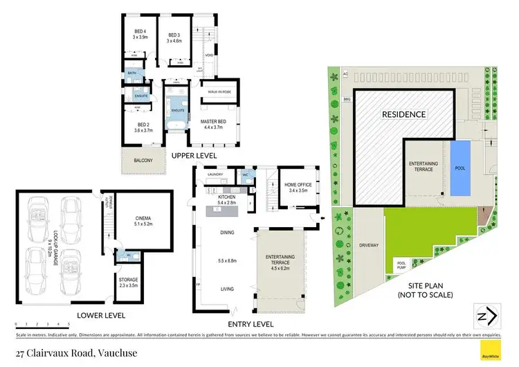 Floorplan of Homely house listing, 27 Clairvaux Road, Vaucluse NSW 2030