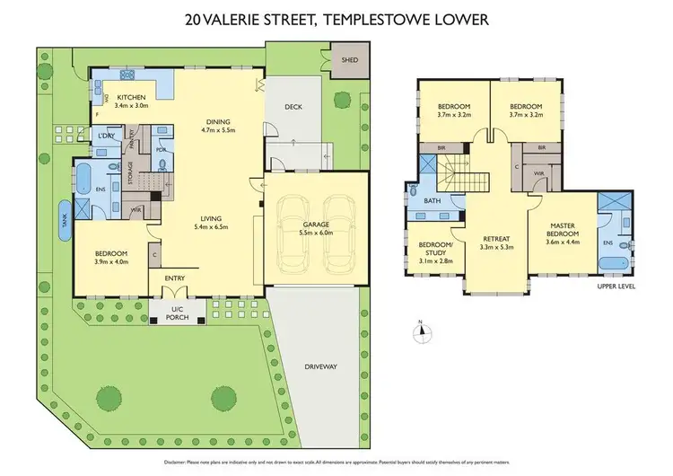 Floorplan of Homely townhouse listing, 20 Valerie Street, Templestowe Lower VIC 3107