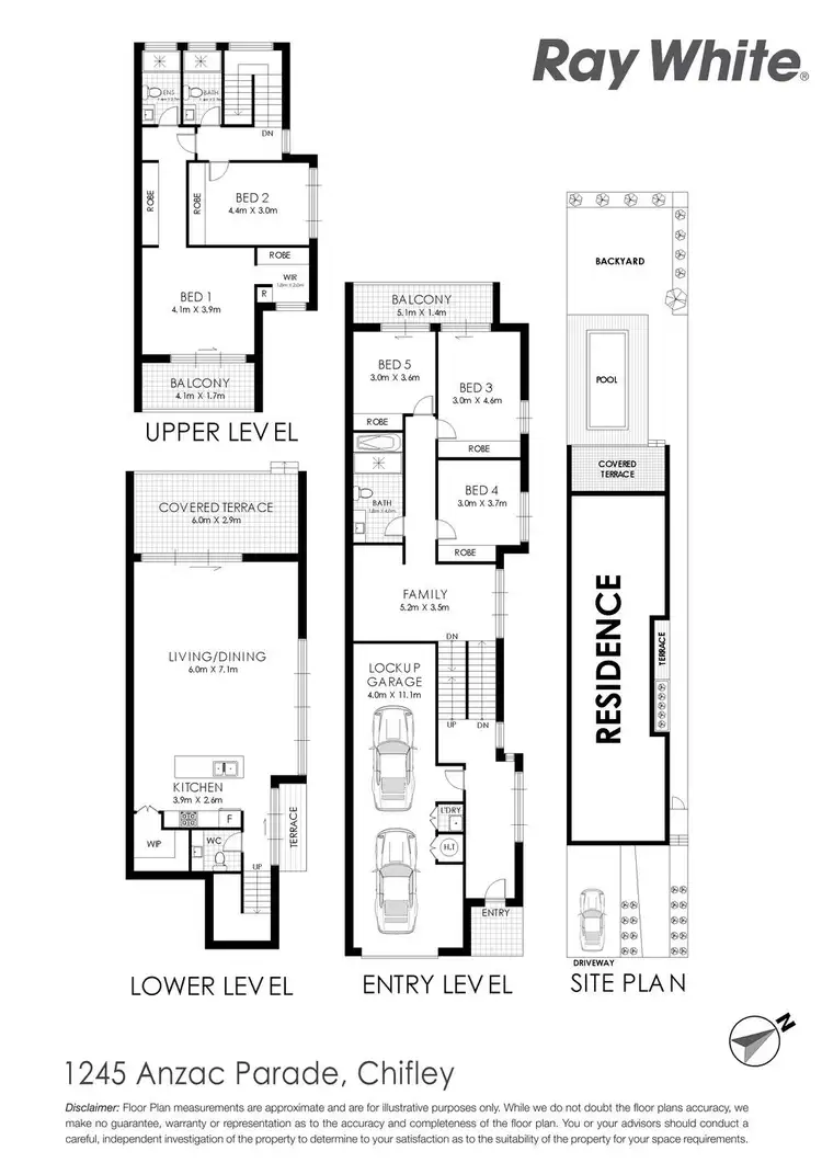 Floorplan of Homely house listing, 1245 Anzac Parade, Chifley NSW 2036
