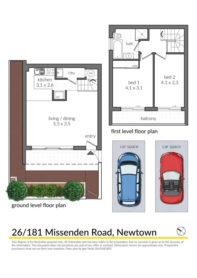 Floorplan of Homely apartment listing, 26/181-187 Missenden Road, Newtown NSW 2042