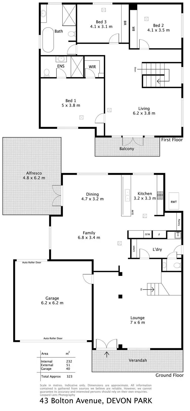 Floorplan of Homely house listing, 43 Bolton Avenue, Devon Park SA 5008