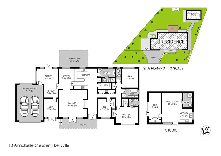Floorplan of Homely house listing, 10 Annabelle Crescent, Kellyville NSW 2155