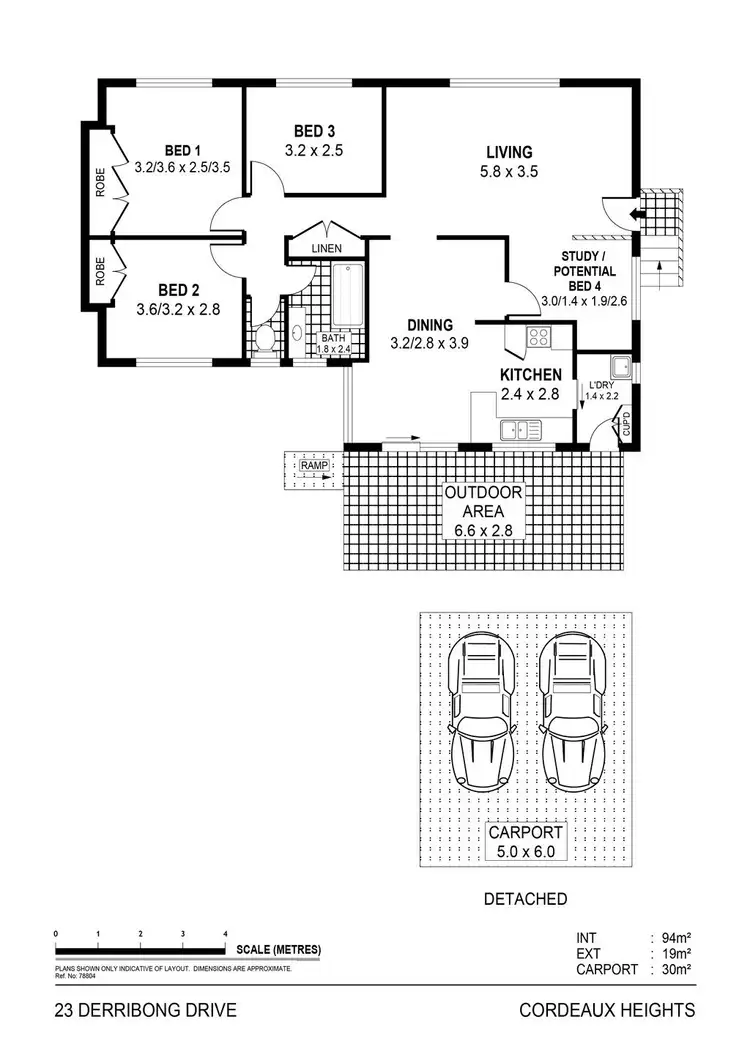 Floorplan of Homely house listing, 23 Derribong Drive, Cordeaux Heights NSW 2526