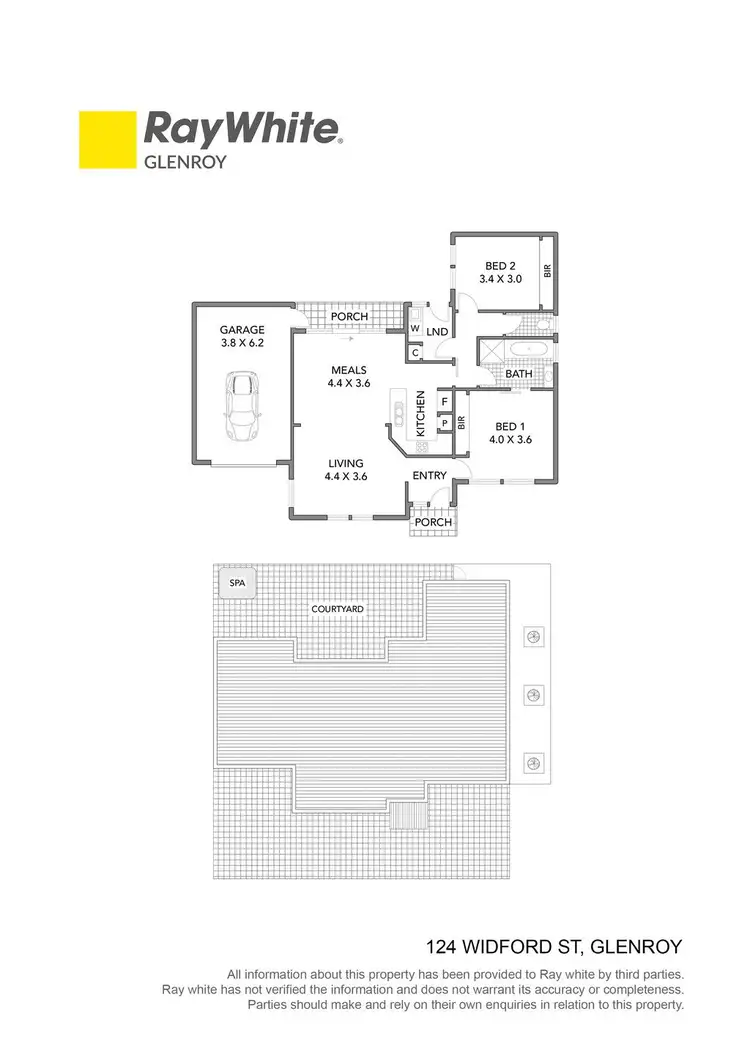Floorplan of Homely house listing, 124 Widford Street, Glenroy VIC 3046