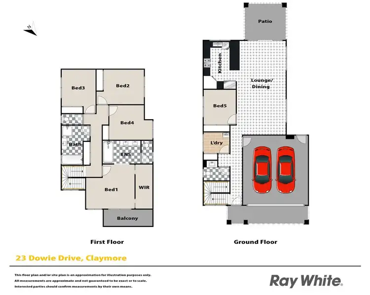 Floorplan of Homely house listing, 23 Dowie Drive, Claymore NSW 2559