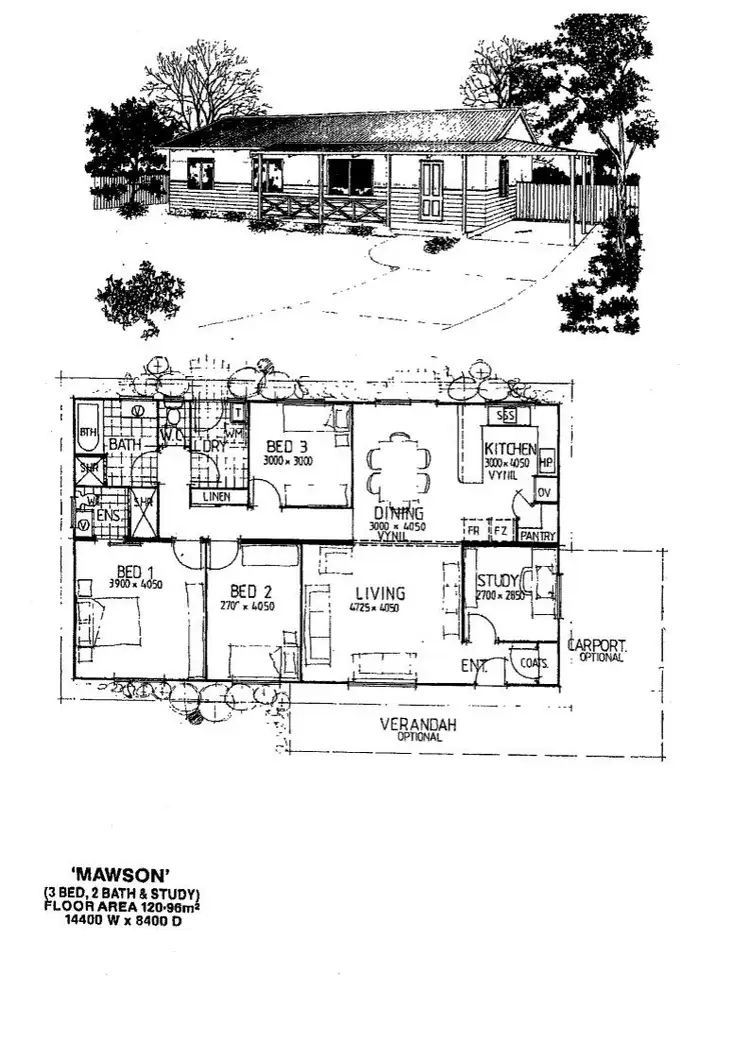 Floorplan of Homely house listing, 11 Lyon Street, Exmouth WA 6707