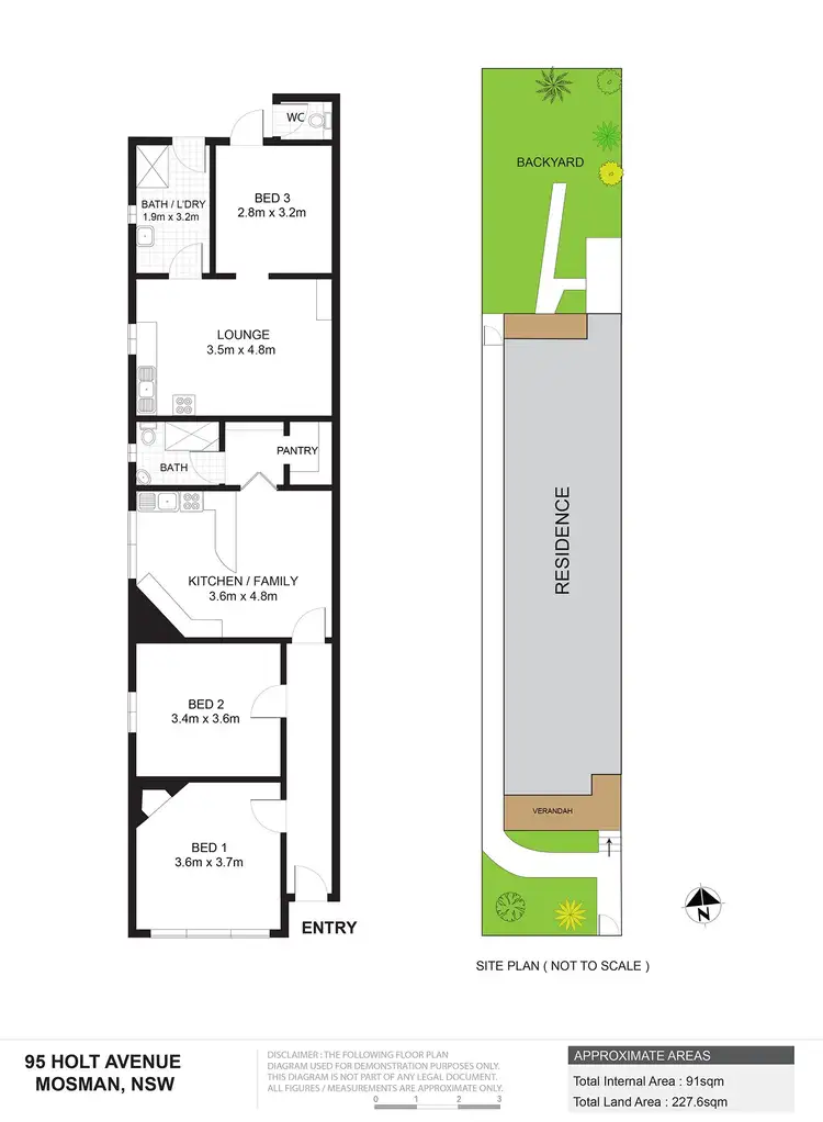Floorplan of Homely house listing, 95 Holt Avenue, Mosman NSW 2088
