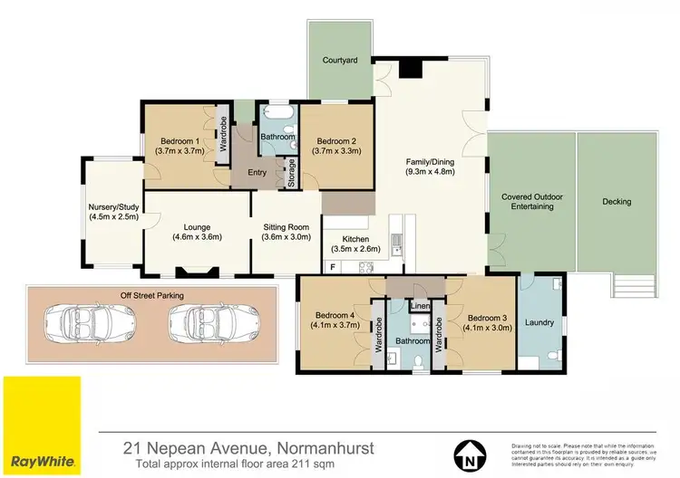 Floorplan of Homely house listing, 21 Nepean Avenue, Normanhurst NSW 2076