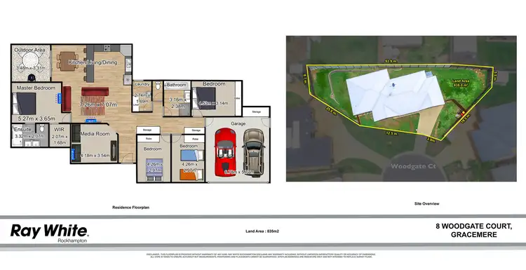 Floorplan of Homely house listing, 8 Woodgate Court, Gracemere QLD 4702