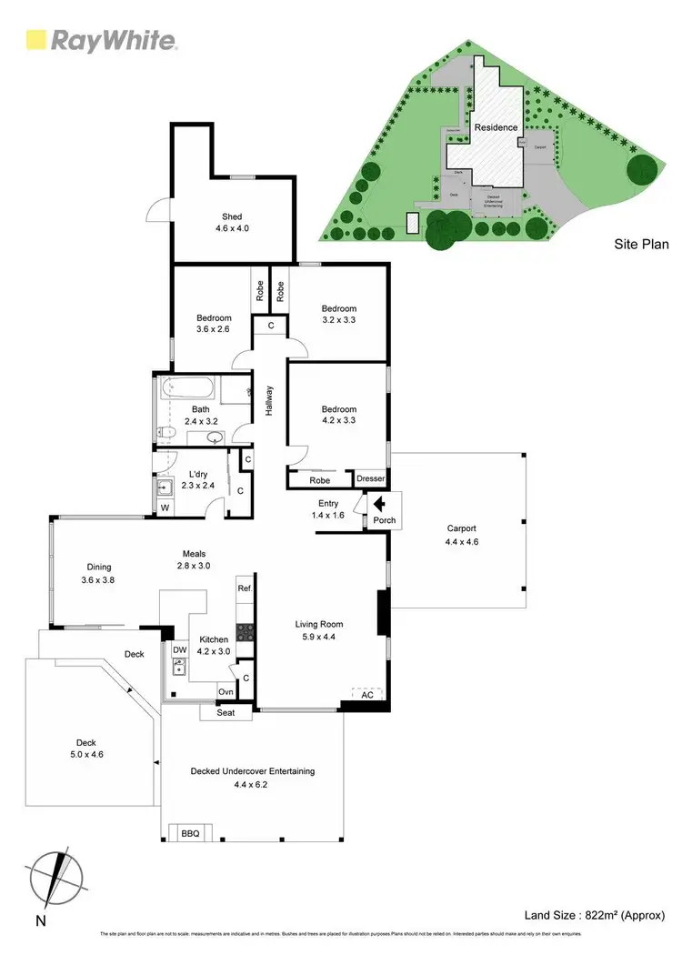 Floorplan of Homely house listing, 5 Ikara Place, Frankston VIC 3199