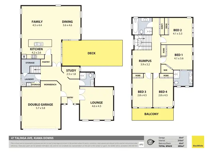 Floorplan of Homely house listing, 47 Talinga Avenue, Kiama Downs NSW 2533