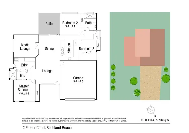 Floorplan of Homely house listing, 2 Pincer Court, Bushland Beach QLD 4818