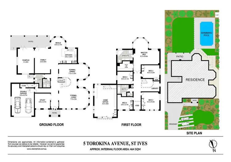 Floorplan of Homely house listing, 5 Torokina Avenue, St Ives NSW 2075