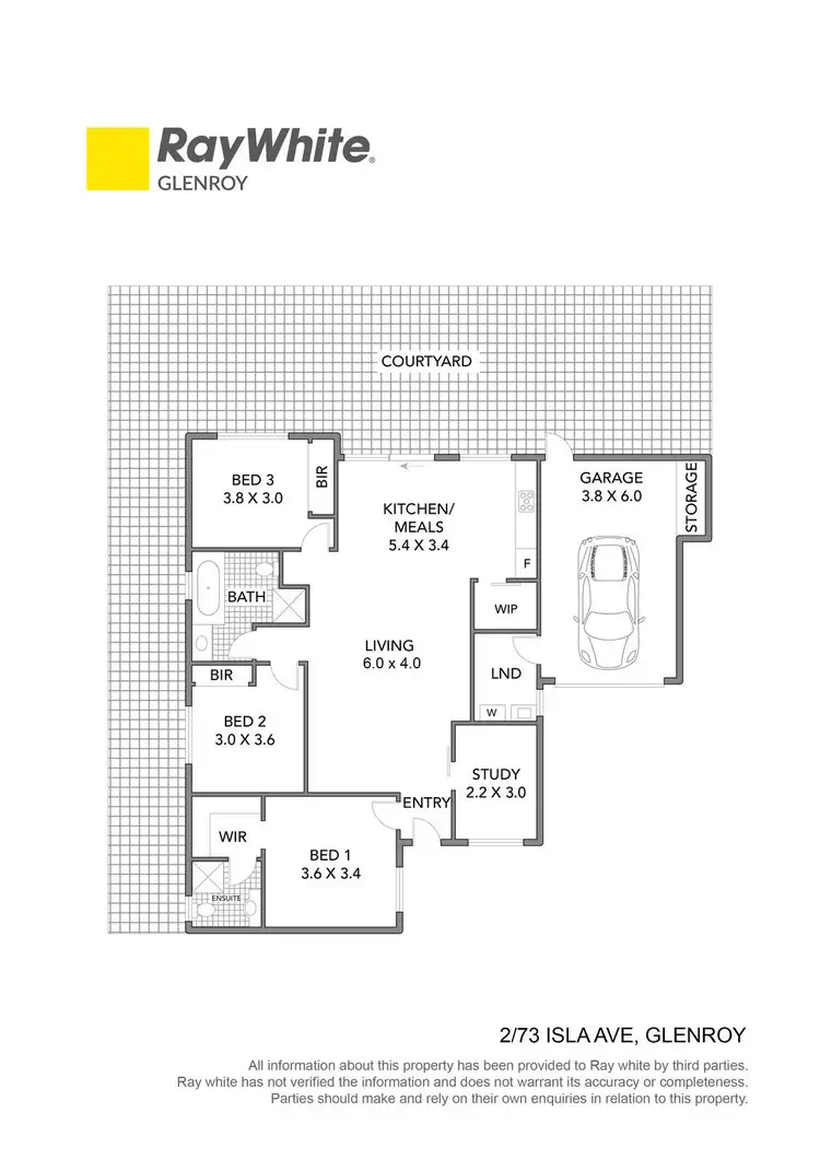 Floorplan of Homely villa listing, 2/73 Isla Avenue, Glenroy VIC 3046