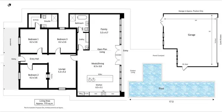 Floorplan of Homely house listing, 94 Ral Ral Avenue, Renmark SA 5341