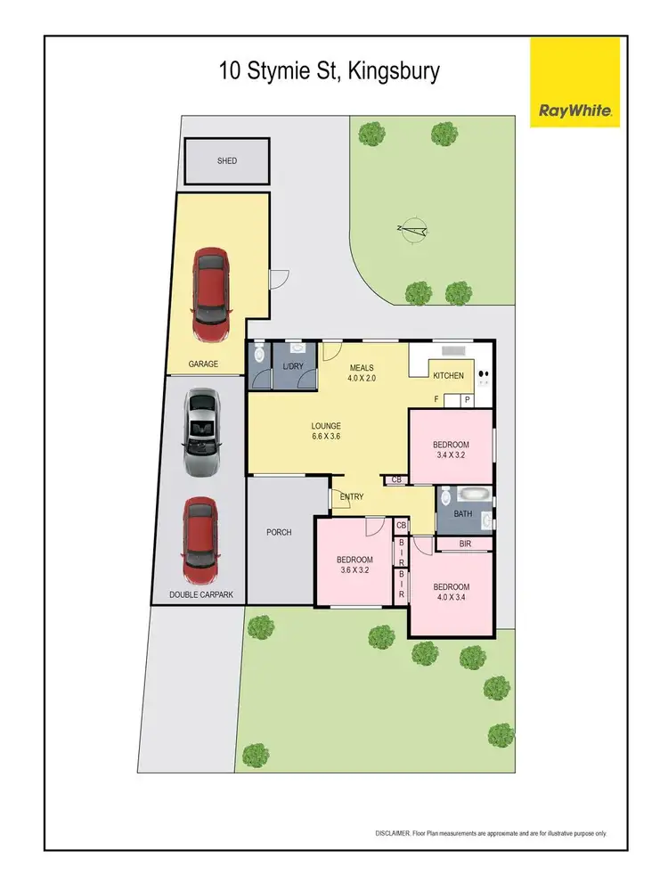 Floorplan of Homely house listing, 10 Stymie Street, Kingsbury VIC 3083