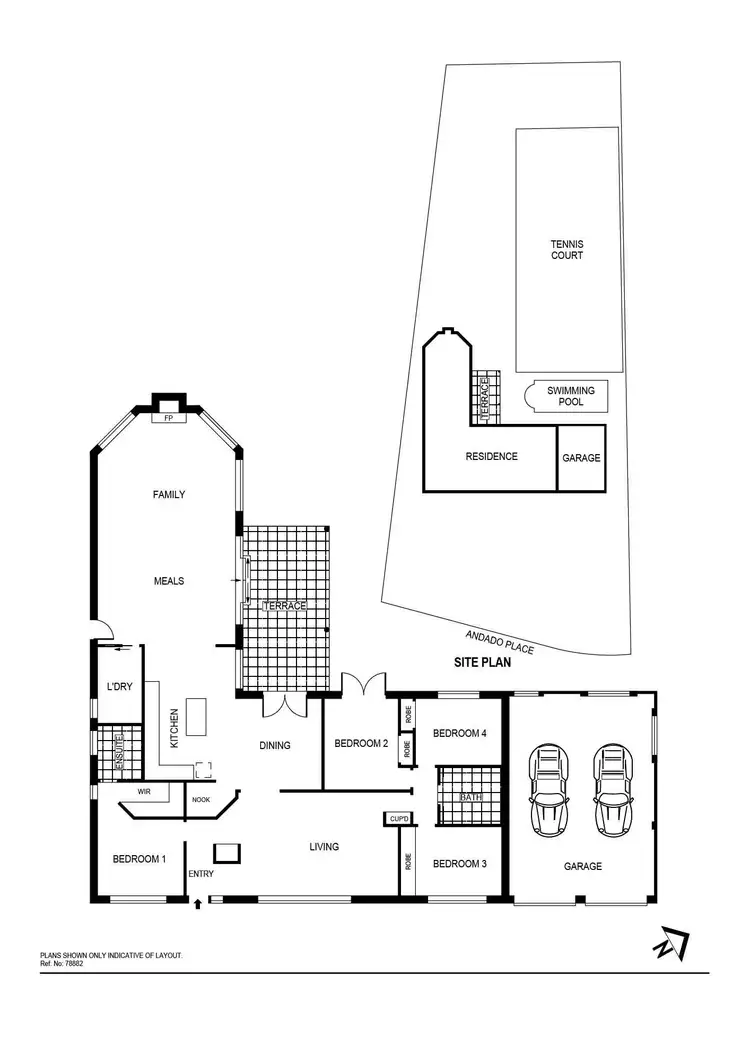 Floorplan of Homely house listing, 17 Andado Place, Hawker ACT 2614