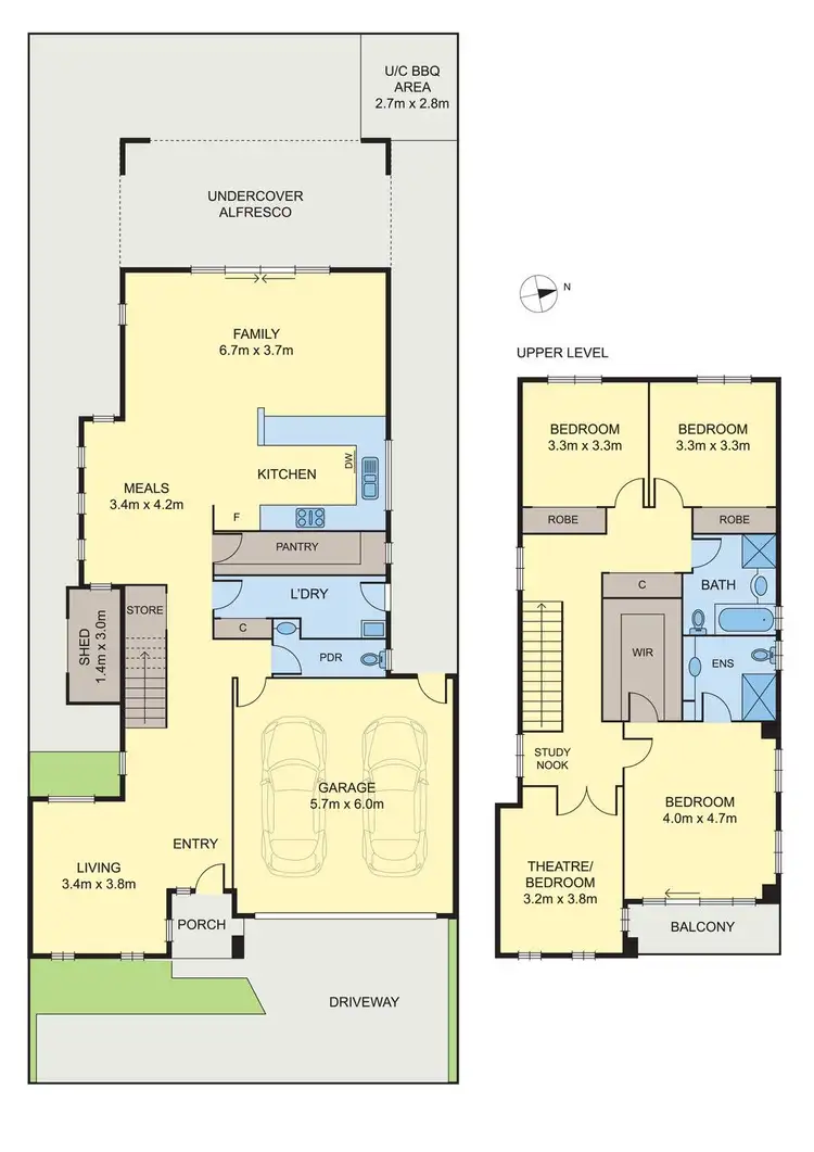Floorplan of Homely house listing, 26 Sahara Way, Fawkner VIC 3060