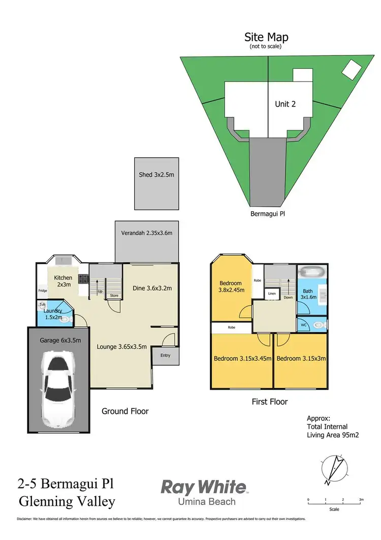 Floorplan of Homely house listing, 2/5 Bermagui Place, Glenning Valley NSW 2261