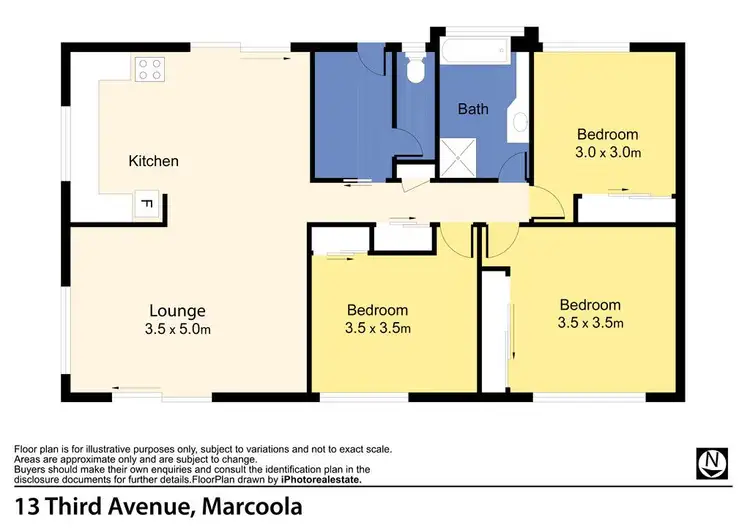 Floorplan of Homely house listing, 13 Third Avenue, Marcoola QLD 4564