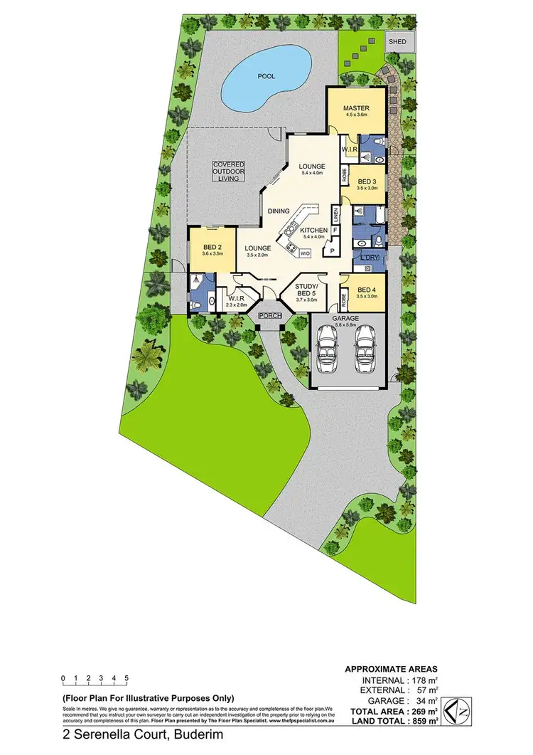 Floorplan of Homely house listing, 2 Serenella Court, Buderim QLD 4556