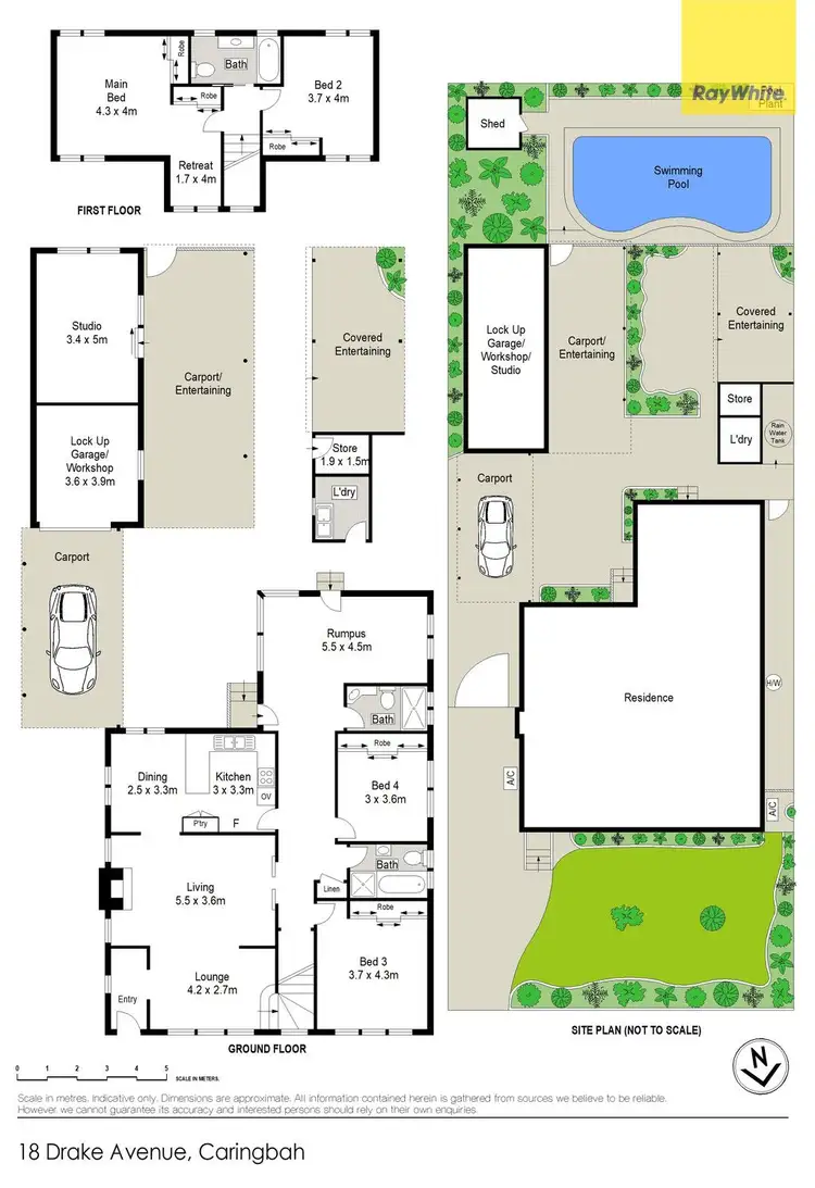 Floorplan of Homely house listing, 18 Drake Avenue, Caringbah NSW 2229