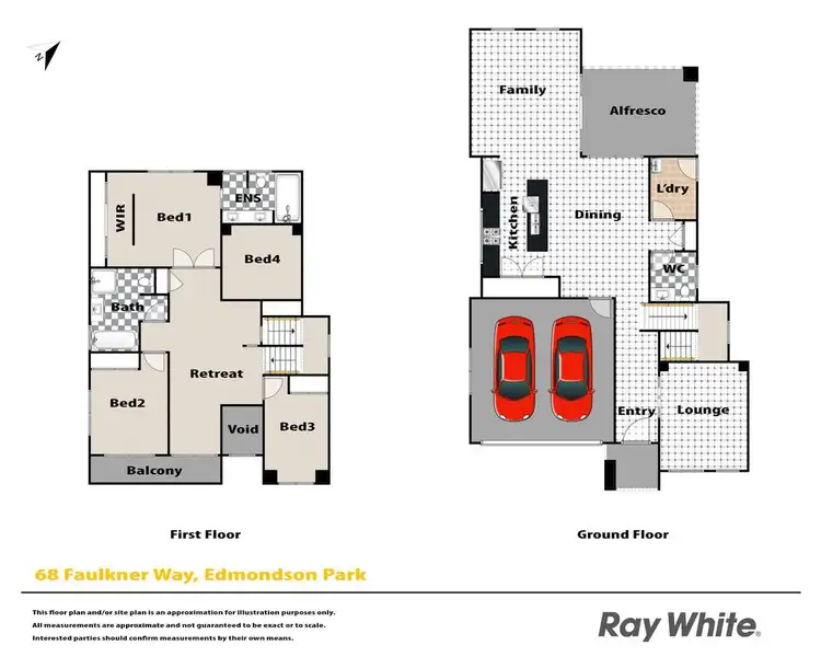 Floorplan of Homely house listing, 68 Faulkner Way, Edmondson Park NSW 2174