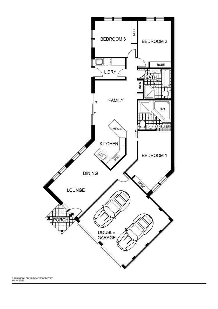 Floorplan of Homely townhouse listing, 1/7 Cato Place, Dunlop ACT 2615