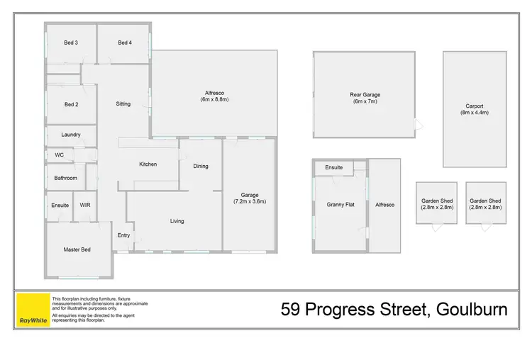 Floorplan of Homely house listing, 59 Progress Street, Goulburn NSW 2580