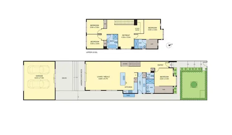 Floorplan of Homely house listing, 38A Vine Street, Moonee Ponds VIC 3039