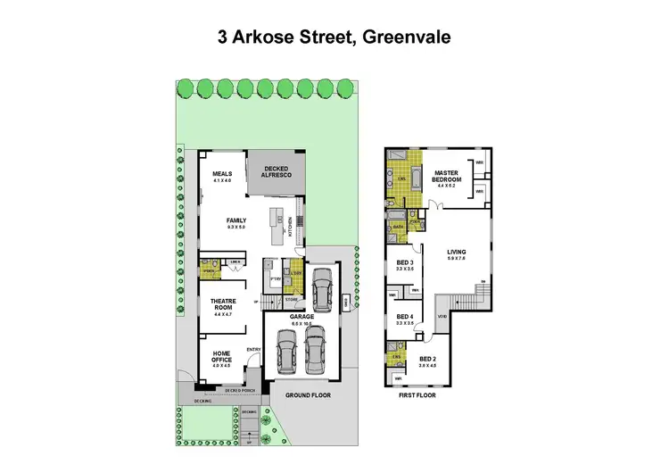 Floorplan of Homely house listing, 3 Arkose Street, Greenvale VIC 3059