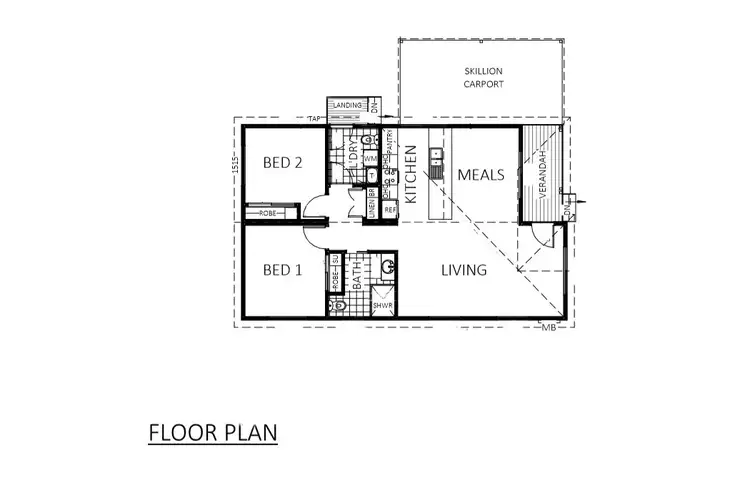 Floorplan of Homely house listing, 20/13-25 Banker Street, Barooga NSW 3644
