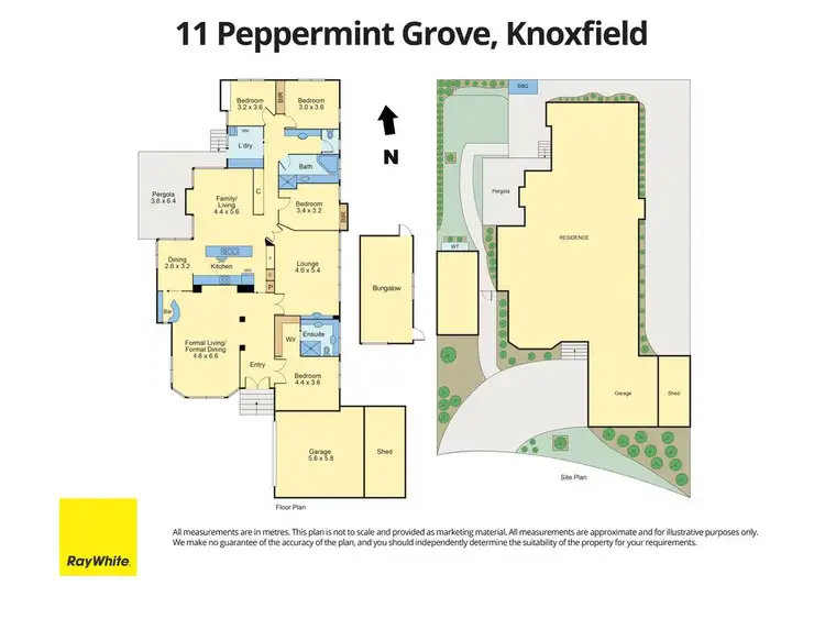 Floorplan of Homely house listing, 11 Peppermint Grove, Knoxfield VIC 3180
