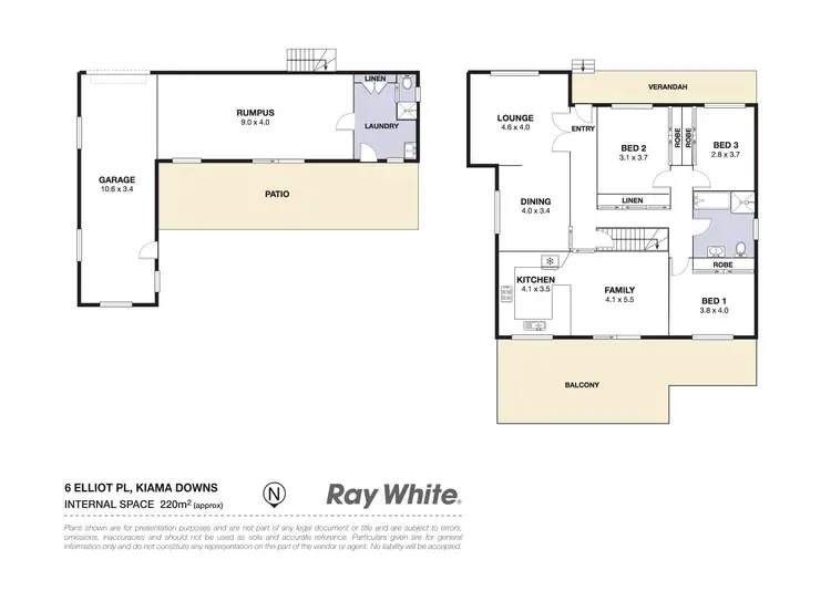 Floorplan of Homely house listing, 6 Elliott Place, Kiama Downs NSW 2533