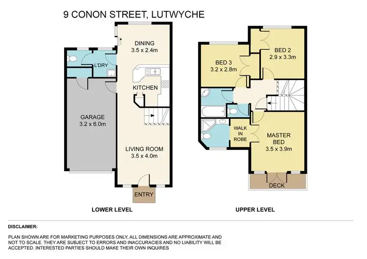 Floorplan of Homely townhouse listing, 9 Conon Street, Lutwyche QLD 4030