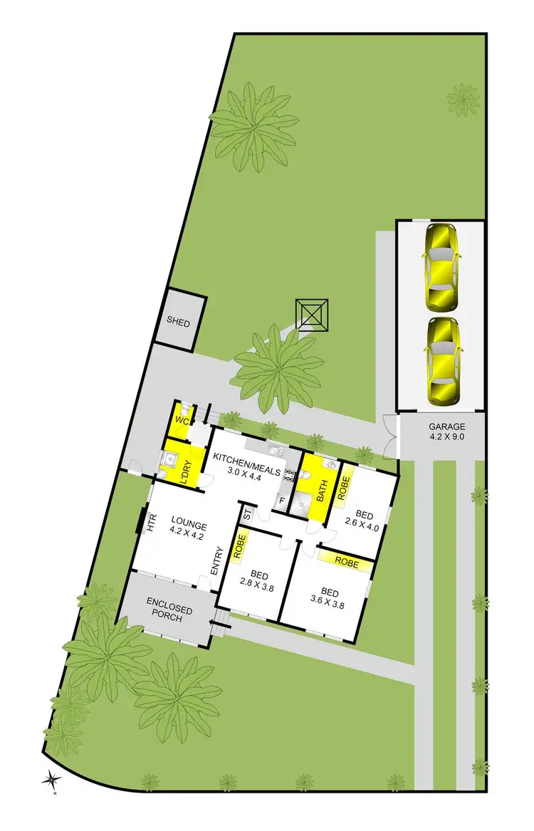 Floorplan of Homely house listing, 2 Callander Street, Thomson VIC 3219