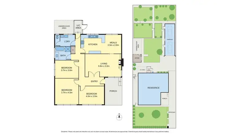 Floorplan of Homely house listing, 40 Stewart Grove, Campbellfield VIC 3061