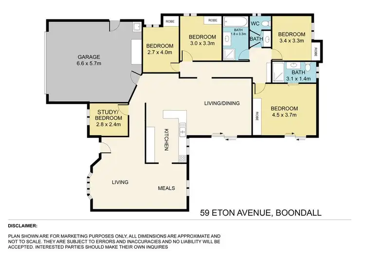 Floorplan of Homely house listing, 59 Eton Avenue, Boondall QLD 4034
