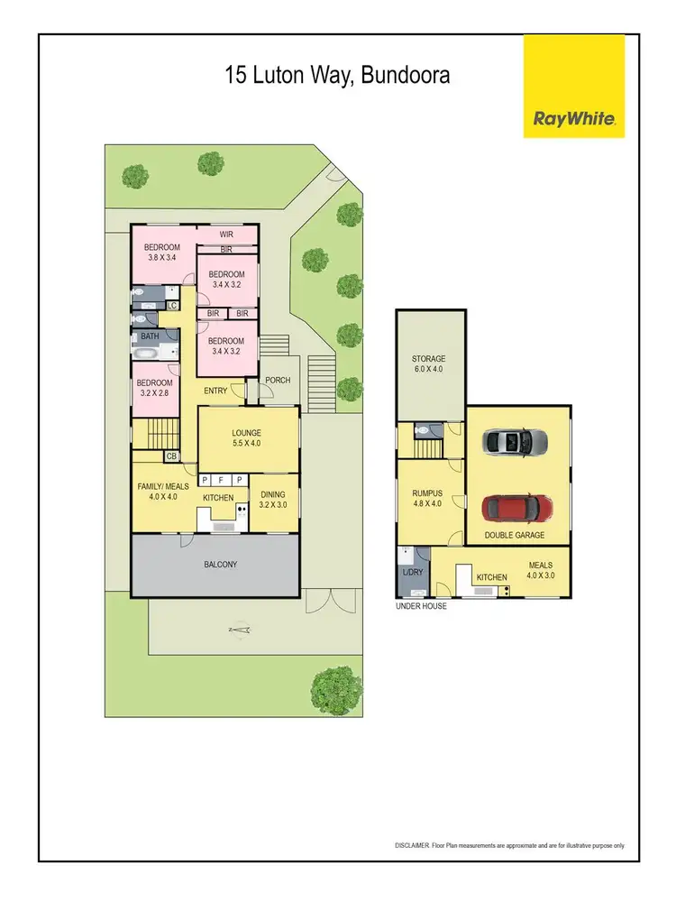 Floorplan of Homely house listing, 15 Luton Way, Bundoora VIC 3083